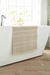 Romeo Absorbent 1500gsm Bath Mat - Soft Bathroom 50x80cm Mat Brown Stone 50 x 80cm