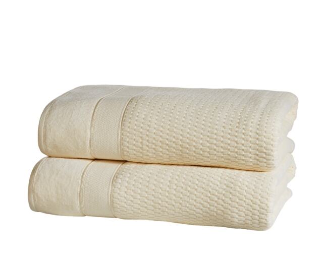 Royal Velvet Woven Cotton Super Soft And Absorbant Towel Cream Face cloth 1
