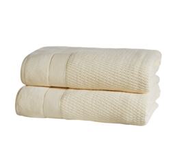 Royal Velvet Woven Cotton Super Soft And Absorbant Towel Cream Face cloth 1
