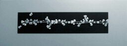 Raised Silver Beads Design Wall Art Silver