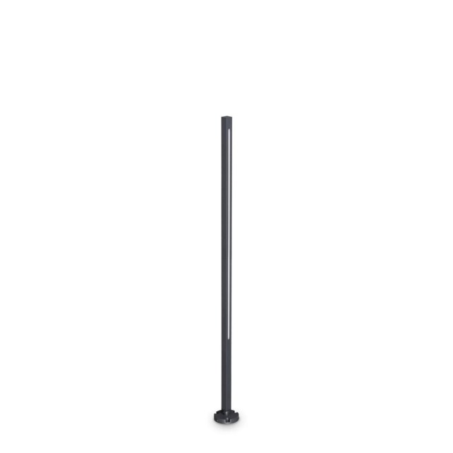 JEDI 120cm LED Outdoor Bollard Anthracite, 3000K, IP65, Non-Dim