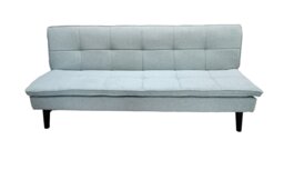 The Fermo 2 Seater Sofa Bed in Grey, Silver or Navy Silver One Size