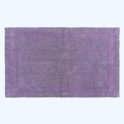 Homescapes Luxury Reversible Cotton Bath Mat - Lilac Purple Lilac