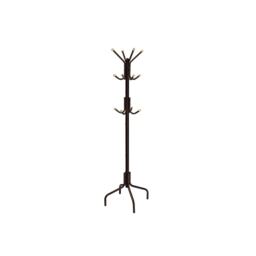 Metal Hallway Coat Rack Stand With 12 Hooks Brown