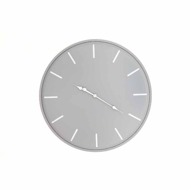 Karlsson Large Wall Clock - Metal - L5 x W80 x H80 cm - Grey Grey