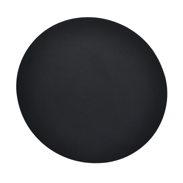Modern Circular Halo LED Wall Lighting Fitting in Matte Sand Black