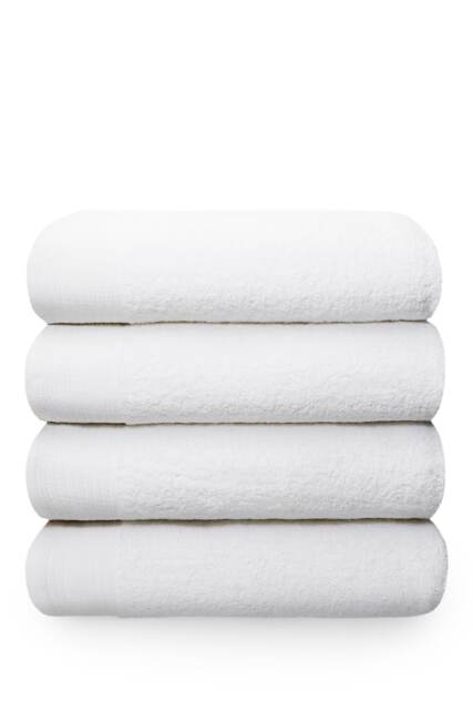 Chatsworth 600gsm Pure Cotton Towels Soft & Absorbent White White 1