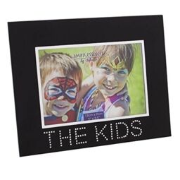"Black Glass The Kids Photo Picture Frame 5x3.5"" (Kids)"