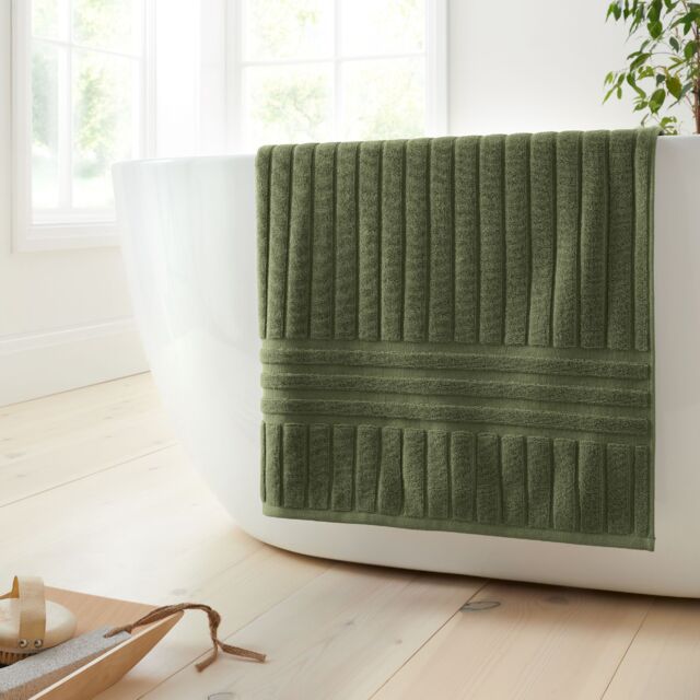 Bianca Hotel Cotton Hand Towel Green Olive Green Hand towel