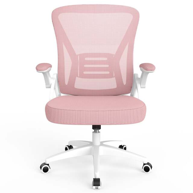 Rattantree Ergonomic Office Chair with Flip Up Armrests & Lumbar Support