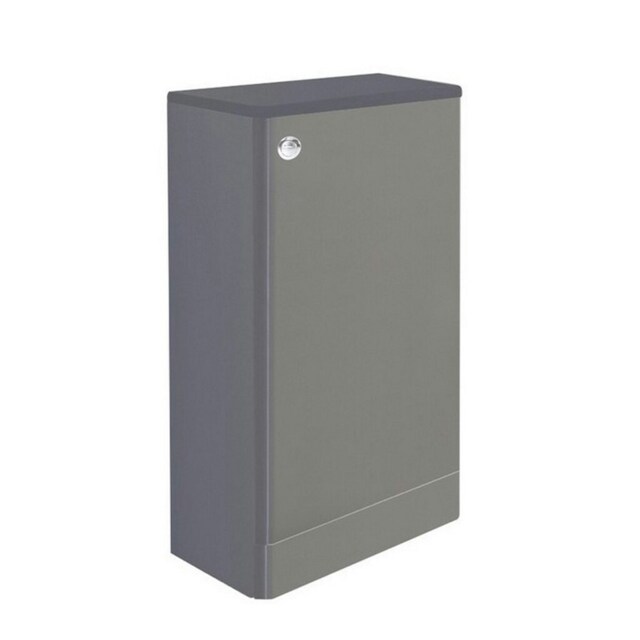Bathroom Back to Wall WC Unit 495mm Wide - Basalt Grey- (Choice) Grey Grey 1