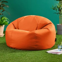 Icon Kingston Adult Classic Indoor Outdoor Bean Bag, Burnt Orange