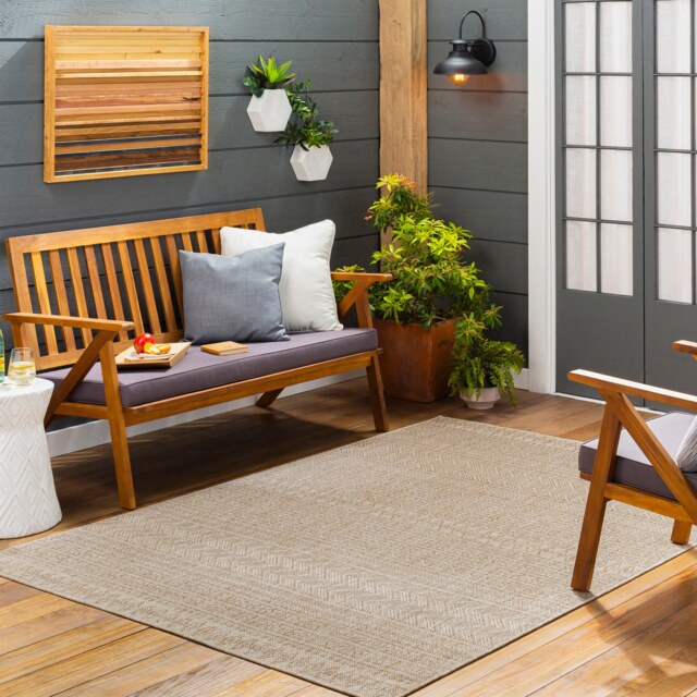 LIVABLISS Eagean-Global In- & Outdoor Rug 160 x 230 cm Beige Brown Cream