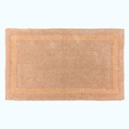 Homescapes Luxury Reversible Extra Large Bath Mat - Peach Pink Peach