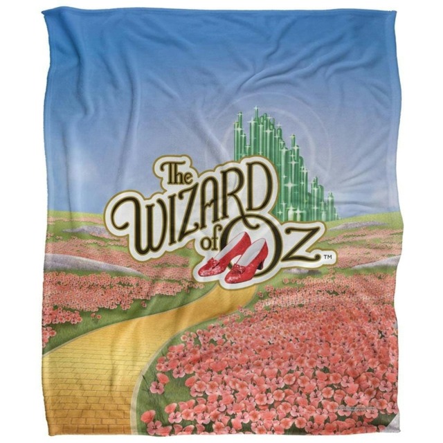 The Wizard Of Oz Emerald CIty Logo Blanket - Multicoloured - One Size