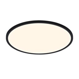 Nordlux Ojasmart Indoor Ceiling Light Black Plastic Intergrated LED Smart - Mains Powered, IP20