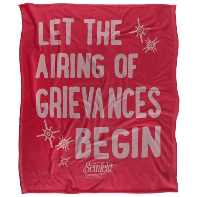 Seinfeld The Airing Of Greivances Blanket - Multicoloured - One Size