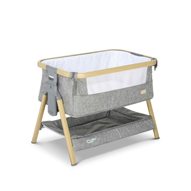 Tutti Bambini CoZee Mini Me Play Crib - Oak/Charcoal