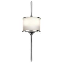 Mona 2 Light Bathroom Wall Light Polished Chrome IP44, G9