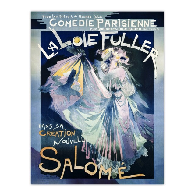 "Salome Ballet Vintage Advert Vintage Wall Art Print de Feure 12x16"""