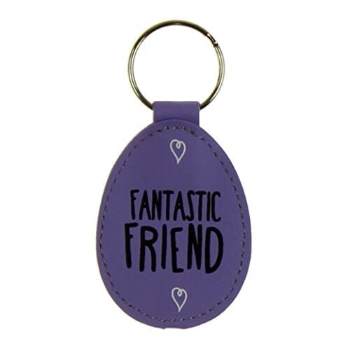 "Eggcellent Purple Keyring ""Fantastic Friend"" Christmas Birthday All Occasion"