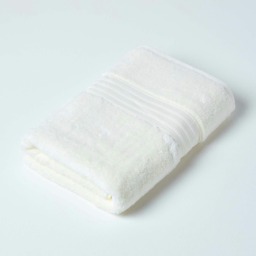 Homescapes Zero Twist Supima Cotton Bath Towel - Cream Cream Bath towel