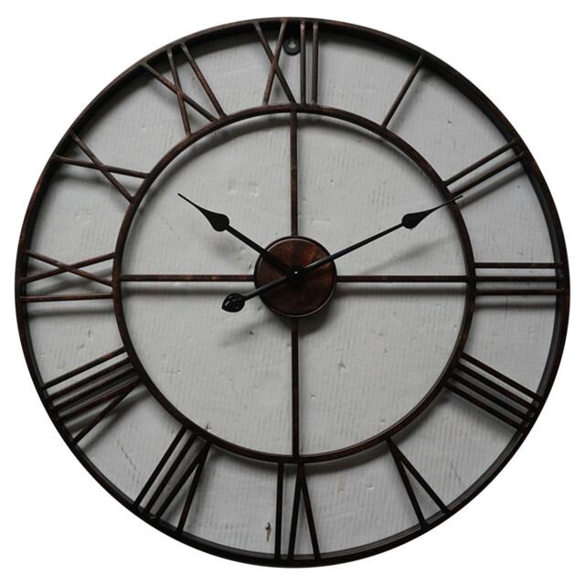 Hill Interiors Skeleton Wall Clock Bronze Bronze One Size 1