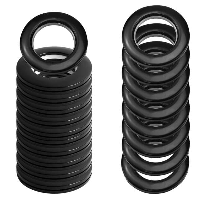 42mm Curtain Eyelets Plastic Round Grommet Rings Clips - 10pcs