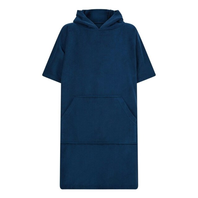 Towel City Childrens/Kids Poncho - Navy - 6-9 Years