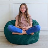 rucomfy Indoor Classic Kids Bean Bag Chair - Jumbo Cord Slouchbag