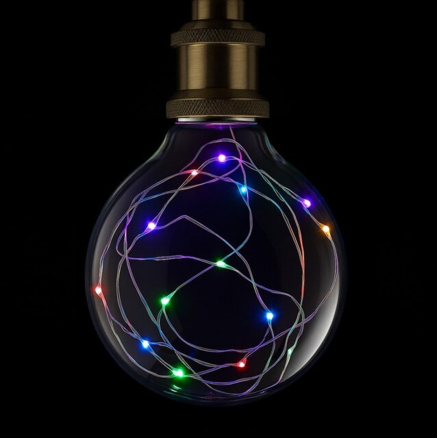 BELL Lighting E27 RGB Fairy LED Globe Bulb Colour Changing Decorative Light Red RGB (Red, Green,Blue) 1