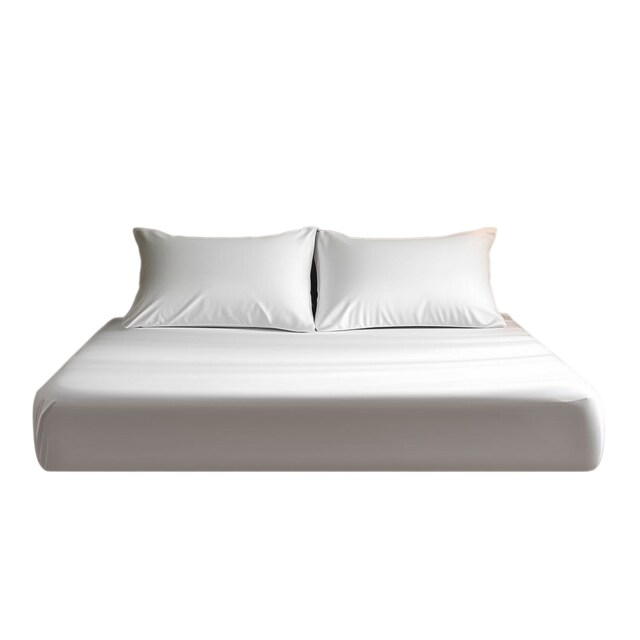 Microfibre Soft Touch Fitted Sheet 25cm Skirt Plain Dyed Bed Linen White Double