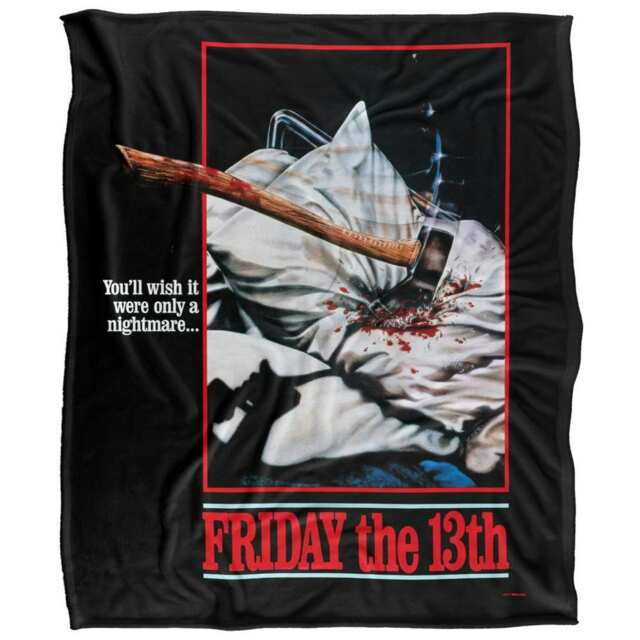 Friday The 13th You´ll Wish Poster Blanket - Multicoloured - One Size