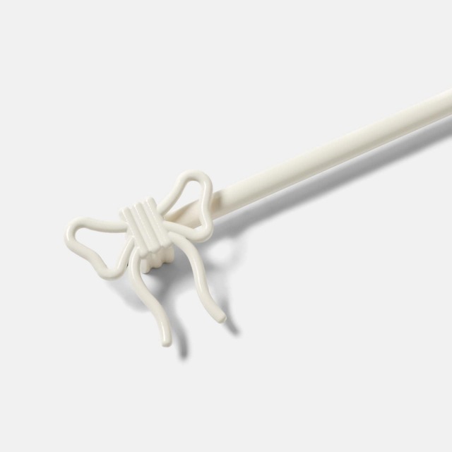 OHS Bow Finial Curtain Pole Extendable 16mm Metal End Rod