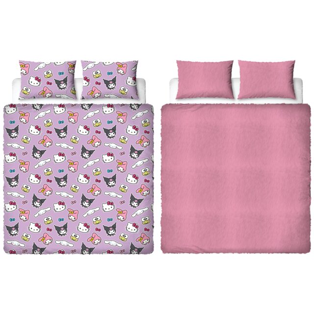 Hello Kitty Chill Double Fleece Duvet Cover