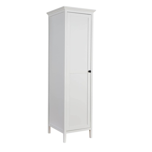 Bellevue 1 Or 2 Door Wardrobe MDF Bedroom Furniture White White