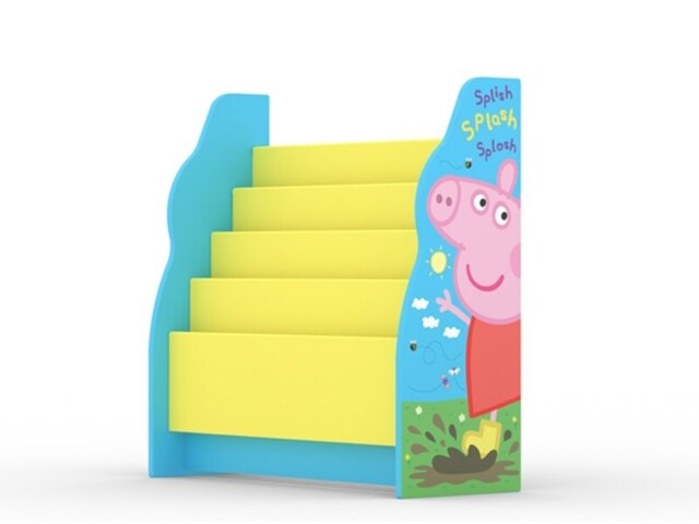 Peppa Pig Sling Bookcase - MDF/Wood - L23 x W51 x H60 cm Multi