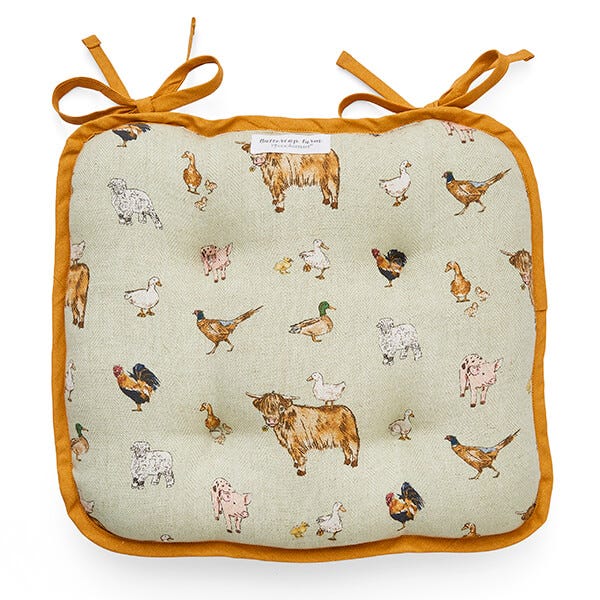 Cooksmart Buttercup Farm Organic Cotton Seat Pad