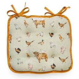 Cooksmart Buttercup Farm Organic Cotton Seat Pad