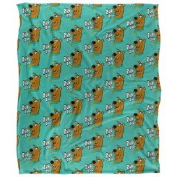 Scooby Doo Repeat Print Blanket - Multicoloured - One Size