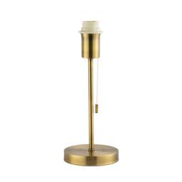 Traditional and Classic Table Lamp Base in Antique Brass with Pull Cord Switch Gold Antique Brass 1