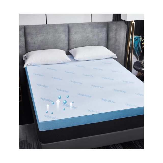 Ezysleep Air Flow Memory Foam Mattress Topper 2 Inch Luxury Soft Breathable Multi