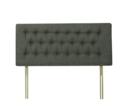 Lona Charcoal Linen Headboard Single Multi