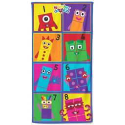 Numberblocks Beach Towel - Multicoloured - One Size Multi One size
