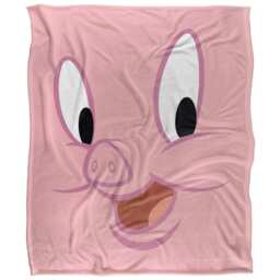 Looney Tunes Porky Pig Blanket - Multicoloured - One Size