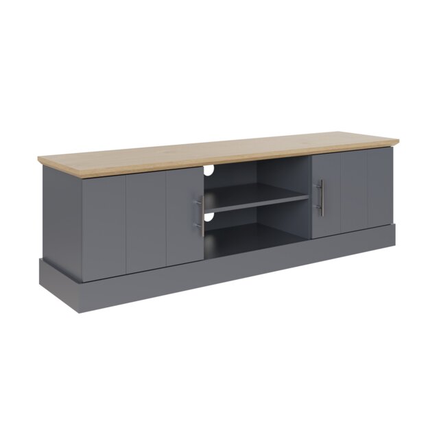 Kendal Large TV Unit Blue Slate Blue