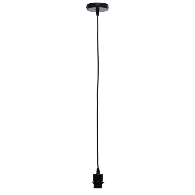 Cassidy - Black Ceiling Pendant Flex Suspension Kit for Shades Black Matt black paint Small 1
