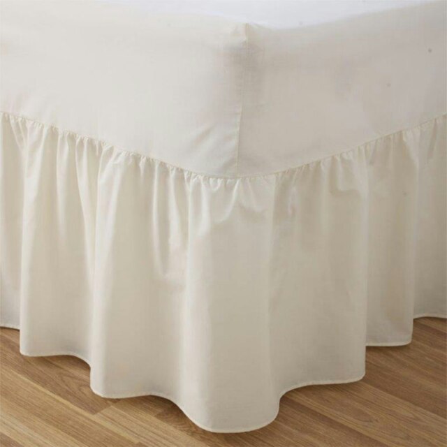 Charlotte Thomas Poetry Plain Dye Single Frilled Fitted Valance Sheet - 90 x 190cm Multi Single