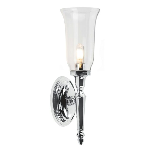 Dryden 1 Light Bathroom Wall Light Polished Chrome IP44, G9