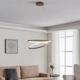 EGLO Ruotale Modern Sandy Steel LED Pendant Light
